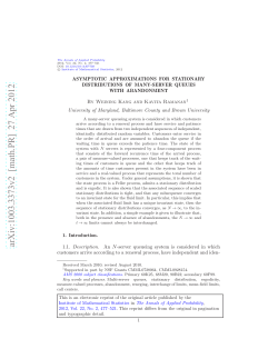 Asymptotic approximations for stationary distributions of