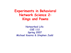 Networked Nature of Society