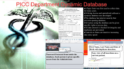 Password Protected from inside the database. Each person is given