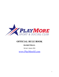 official rule book basketball