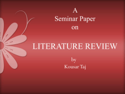 Literature Review