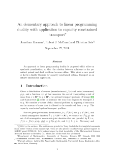 An elementary approach to linear programming duality with