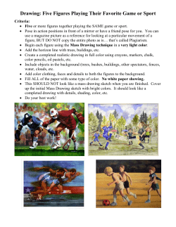 Five Figures Playing Their Favorite Game or Sport