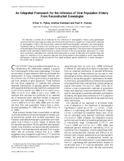 An Integrated Framework for the Inference of