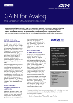 GAIN for SimCorp Dimension