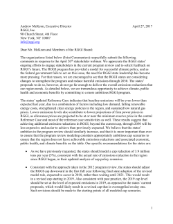 Joint Comments - Regional Greenhouse Gas Initiative