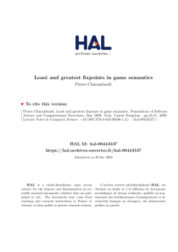 Least and greatest fixpoints in game semantics