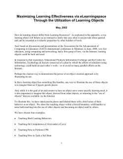 How do learning objects differ from Learning