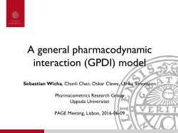 A general pharmacodynamic interaction (GPDI) model
