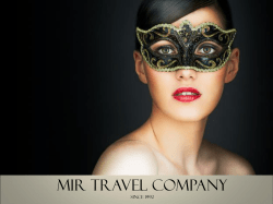 MIR Travel Company since 1992