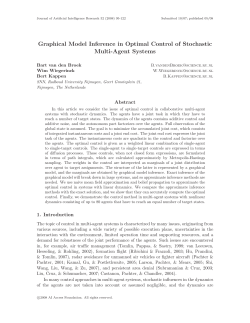 Graphical Model Inference in Optimal Control of Stochastic Multi
