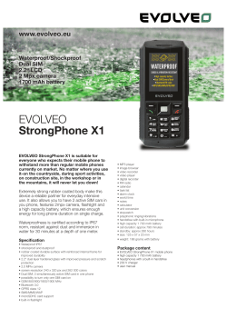 EVOLVEO StrongPhone X1