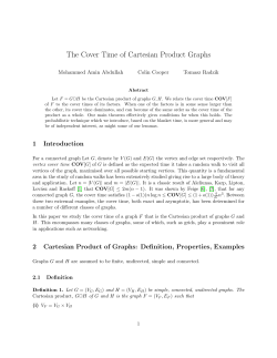 The Cover Time of Cartesian Product Graphs
