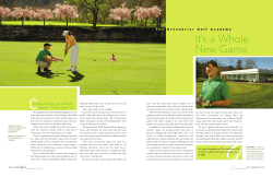 It`s a Whole New Game - The Greenbrier Classic