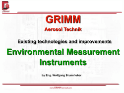Environmental Instruments