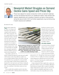 Newsprint Market Struggles as Demand Decline Gains