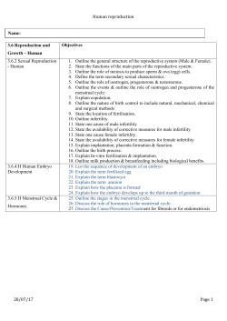 Human reproduction - The Physics Teacher.ie