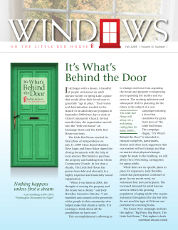 It`s What`s Behind the Door - The Little Red House | Spring Lake, MI