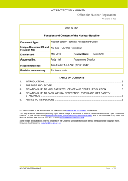 Function and Content of the Nuclear Baseline