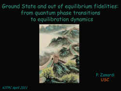 (ground) state