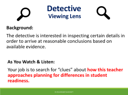 Analytical Role Cards - Kristina J. Doubet Ph.D