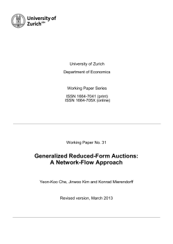 Generalized Reduced-Form Auctions: A