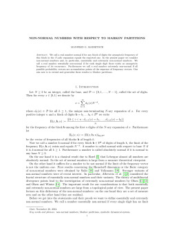 NON-NORMAL NUMBERS WITH RESPECT TO MARKOV