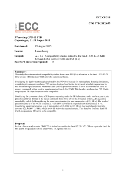 3 rd meeting CPG-15 PTB