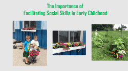 The Importance of Social Skills in Early Childhood Education PPT