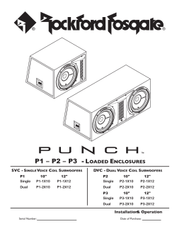 p1 &ndash; p2 &ndash; p3 - loaded enclosures