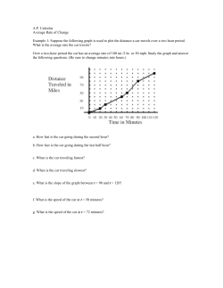Example 1: Suppose the following graph is used to - Sulkes