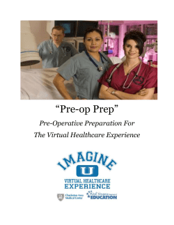 2013 Virtual Surgery Teaching/Learning Guide