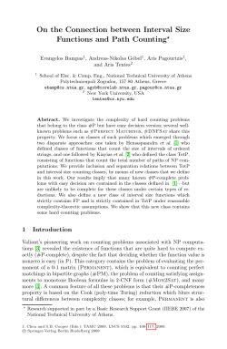 On the Connection between Interval Size Functions and Path Counting