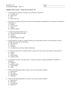 Unit 3 Resources and 4 Production Quiz