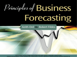 DSCI 574: Time Series Models for Business Forecasting