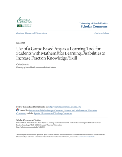 Use of a Game-Based App as a Learning Tool for Students with