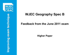 GCSE - WJEC