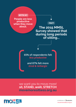 Move More Sit Less - Common Myths