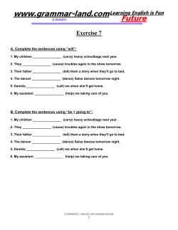 Exercise 1 - Grammar-Land