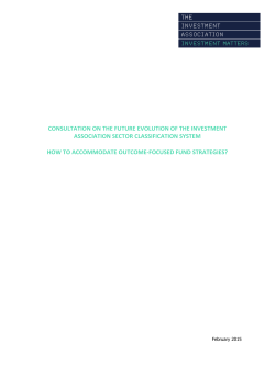 Sector classification of outcome focused funds