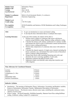EE410 Information Theory