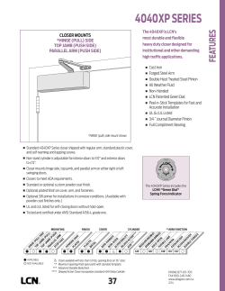 4040XP SErIES - Access Hardware Supply