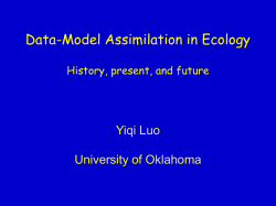 Luo_data-model assimilation in ecology