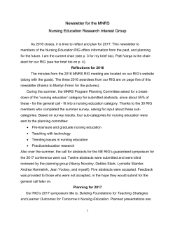 Click here to view the January 2017 newsletter