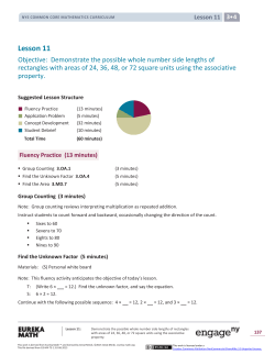 Grade 3 Mathematics Module 4, Topic C, Lesson 11