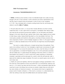 Handout - University of Warwick