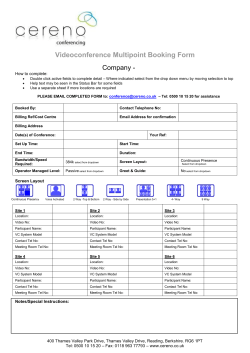 complete our multi point booking form