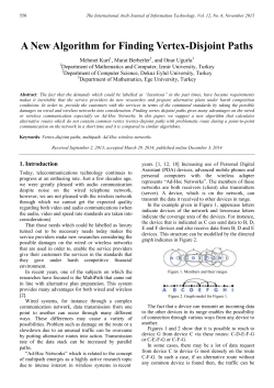 A New Algorithm for Finding Vertex