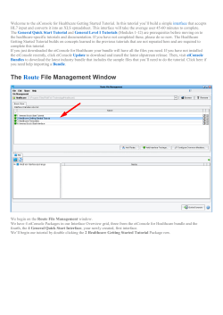Healthcare Tutorial Docx - Online Product Resource Center