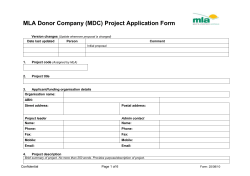 Ideas-to-Innovation Program: Project Application Form